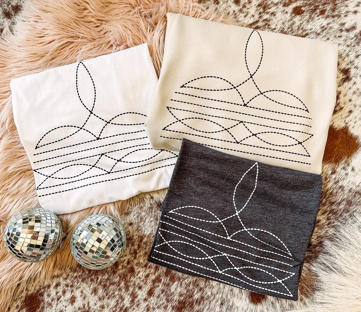 Boot Stitch - Graphic Top-110 GRAPHIC TEE-Adelyn Elaine's-Adelyn Elaine's Boutique, Women's Clothing Boutique in Gilmer, TX