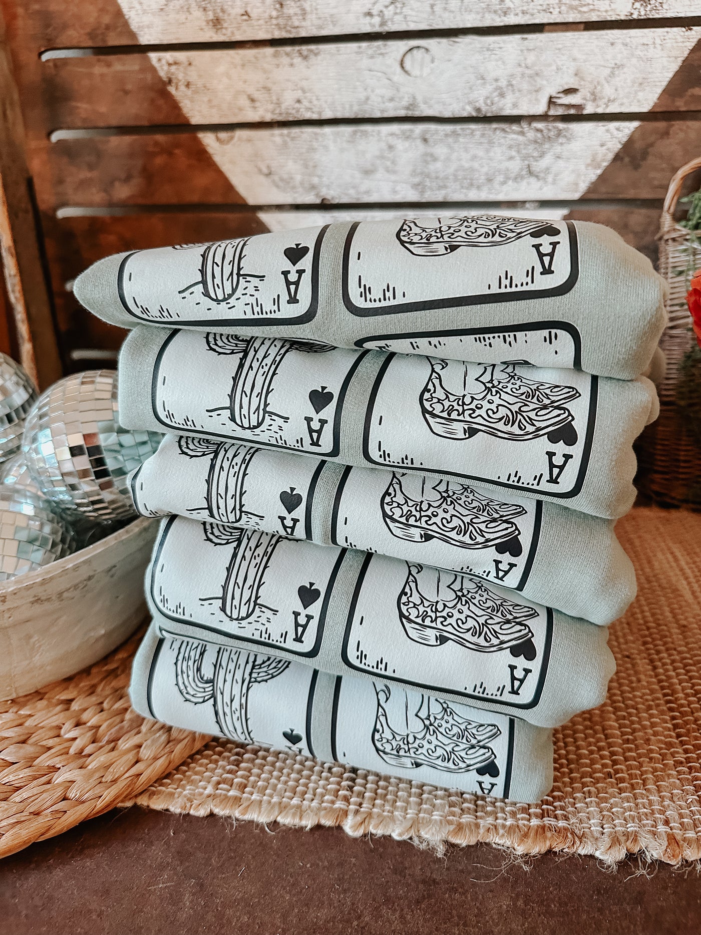 Limited Edition - Four of a Kind - Graphic Top - Small Left-110 GRAPHIC TEE-Adelyn Elaine's-Adelyn Elaine's Boutique, Women's Clothing Boutique in Gilmer, TX