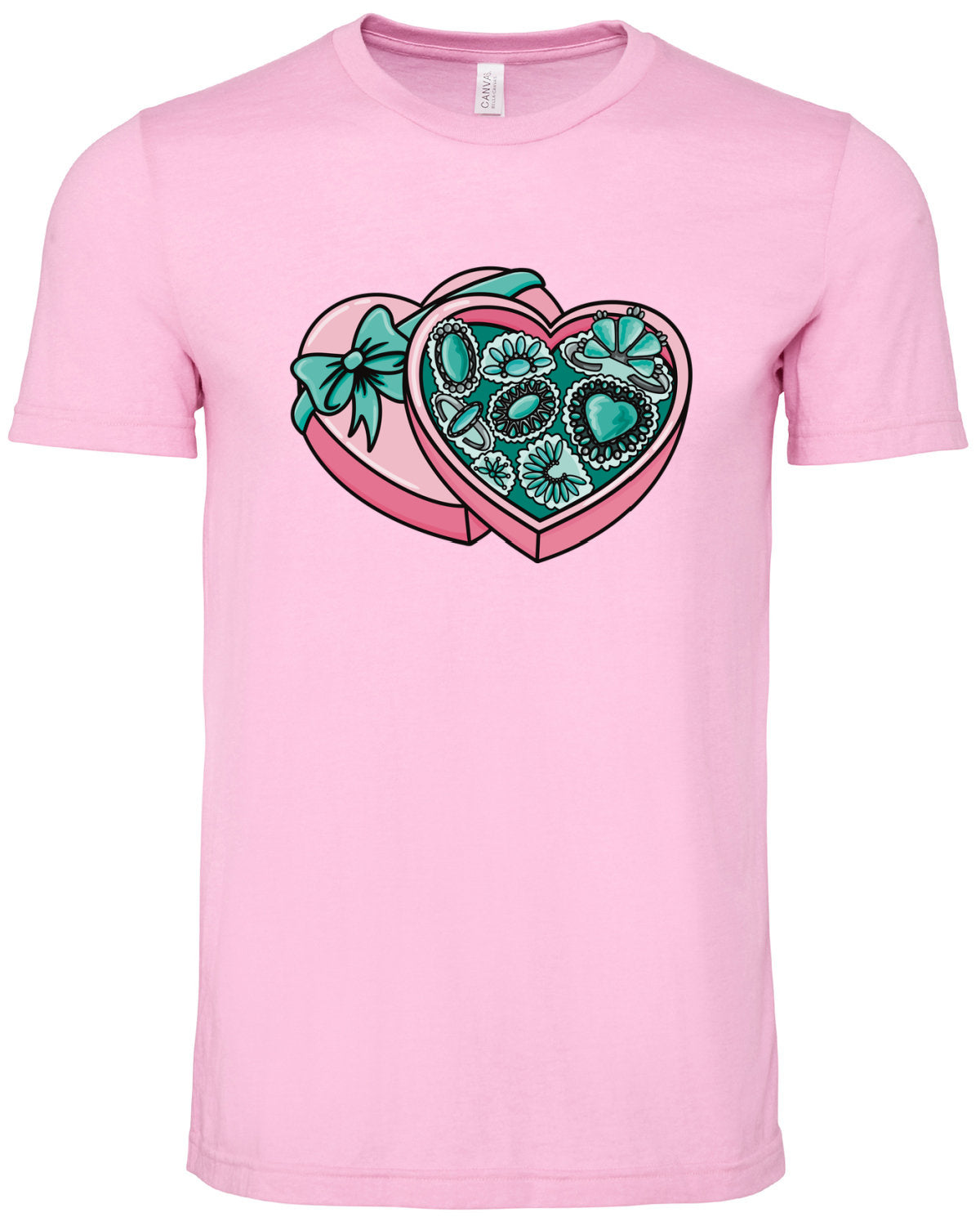 Box of Turquoise - Graphic Top-110 GRAPHIC TEE-Adelyn Elaine's-Adelyn Elaine's Boutique, Women's Clothing Boutique in Gilmer, TX