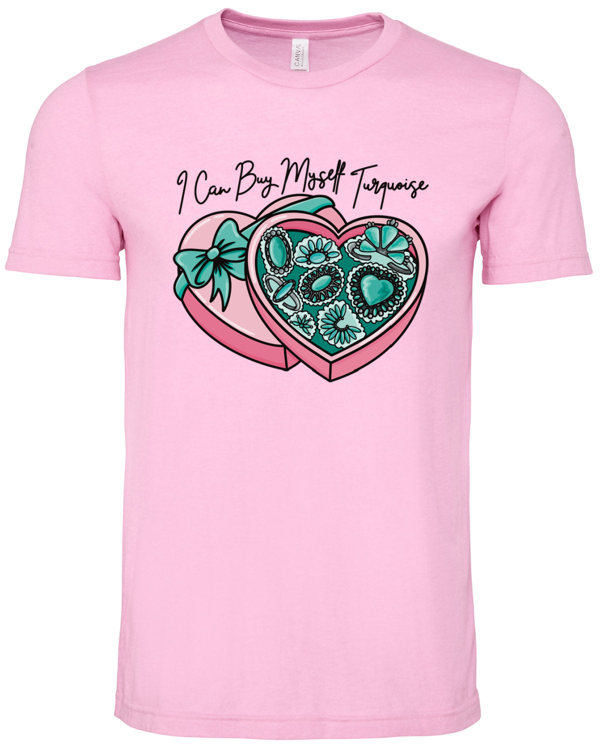 I Can Buy Myself Turquoise - Graphic Top-110 GRAPHIC TEE-Adelyn Elaine's-Adelyn Elaine's Boutique, Women's Clothing Boutique in Gilmer, TX