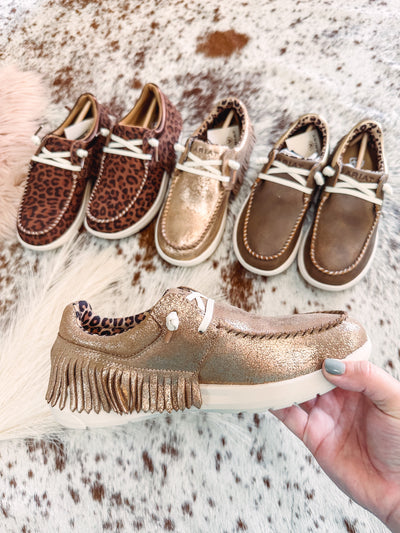 Hilo Foiled Rose Bomber Fringe - Ariat - size 10 left-302 FLATS-Ariat-Adelyn Elaine's Boutique, Women's Clothing Boutique in Gilmer, TX