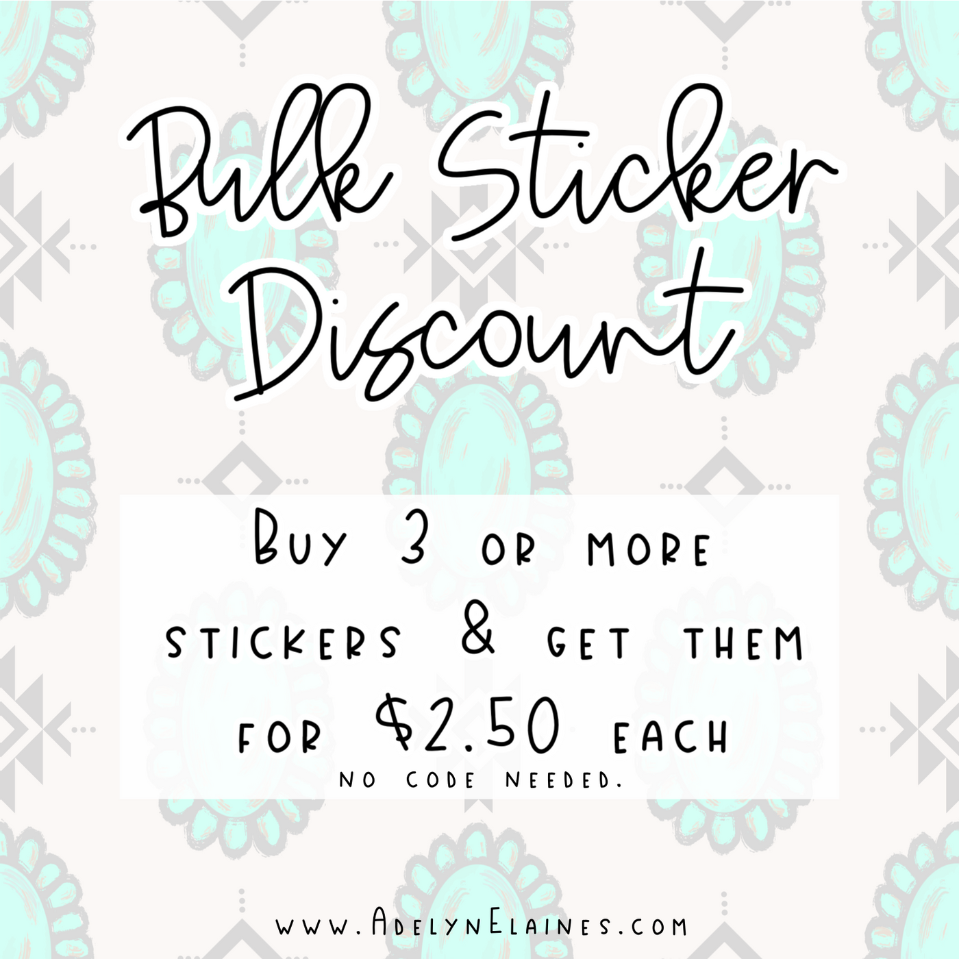 Twin Horseshoe - Sticker-402 MISC GIFTS-Adelyn Elaine's-Adelyn Elaine's Boutique, Women's Clothing Boutique in Gilmer, TX