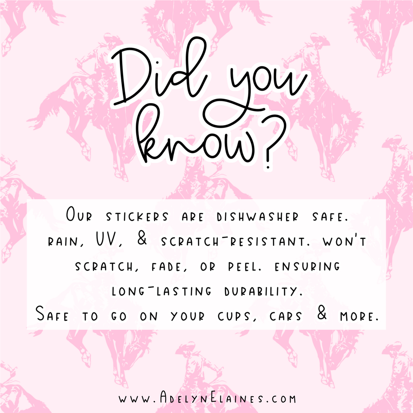 Twin Horseshoe - Sticker-402 MISC GIFTS-Adelyn Elaine's-Adelyn Elaine's Boutique, Women's Clothing Boutique in Gilmer, TX