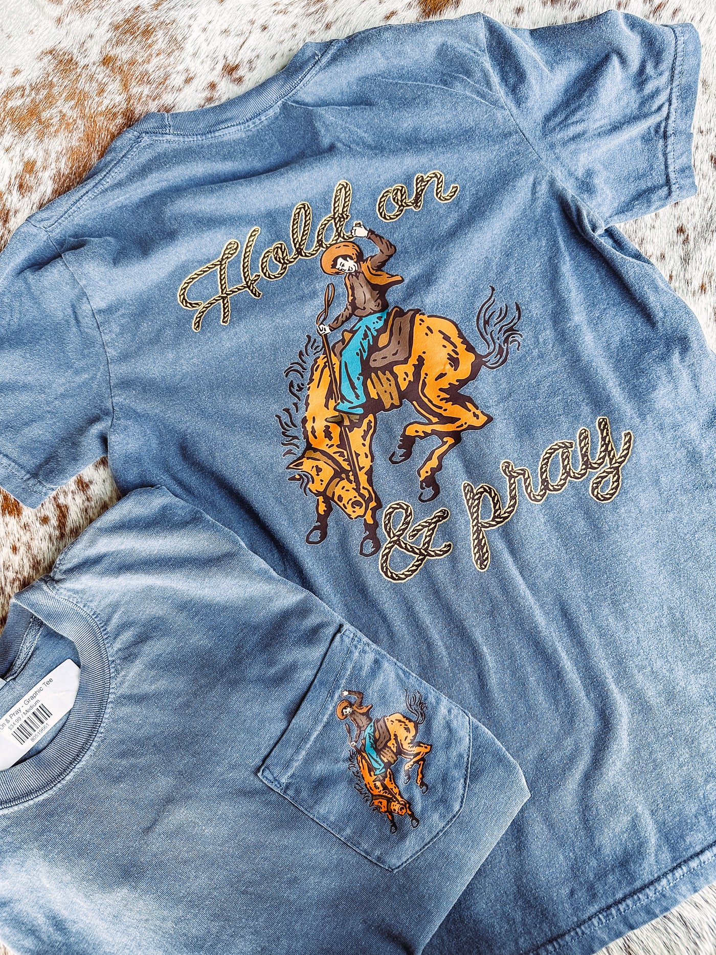 Hold On & Pray - Graphic Tee-110 GRAPHIC TEE-Adelyn Elaine's-Adelyn Elaine's Boutique, Women's Clothing Boutique in Gilmer, TX