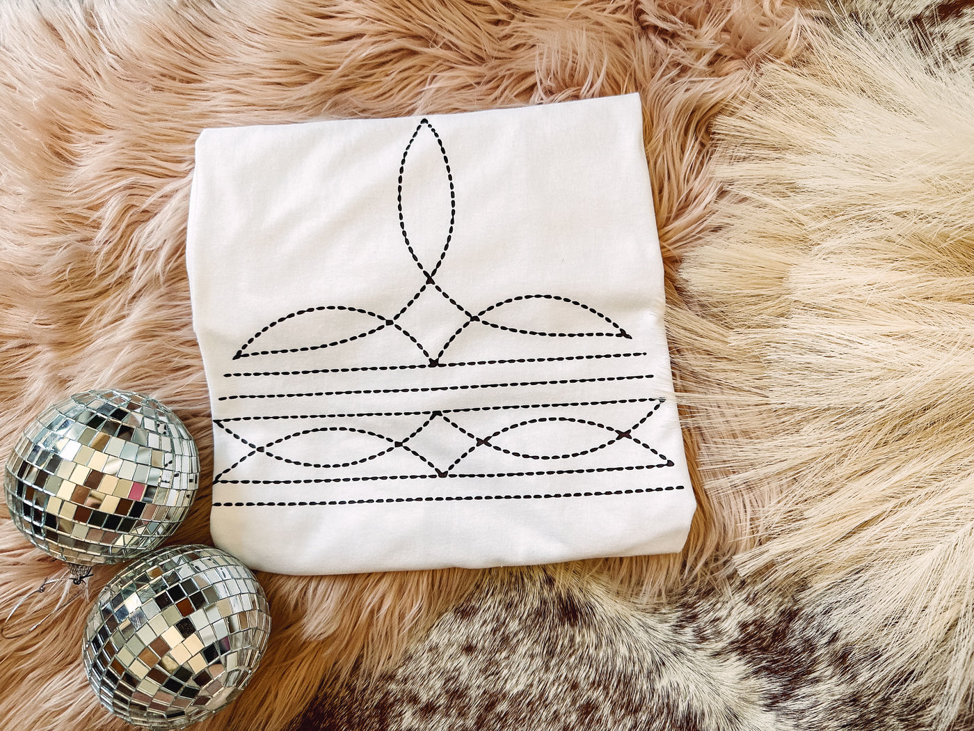 Boot Stitch - Graphic Top-110 GRAPHIC TEE-Adelyn Elaine's-Adelyn Elaine's Boutique, Women's Clothing Boutique in Gilmer, TX