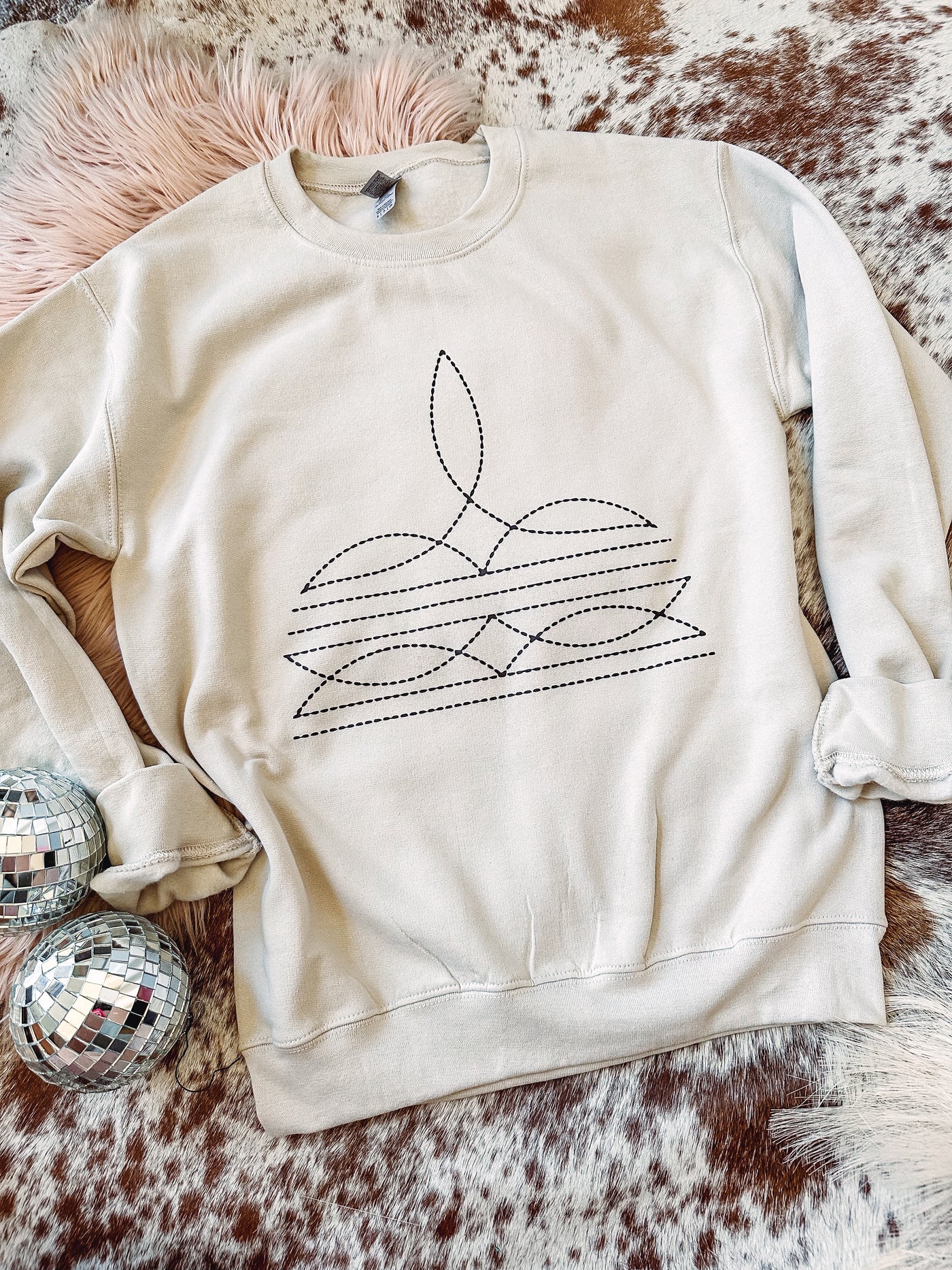 Boot Stitch - Graphic Top-110 GRAPHIC TEE-Adelyn Elaine's-Adelyn Elaine's Boutique, Women's Clothing Boutique in Gilmer, TX