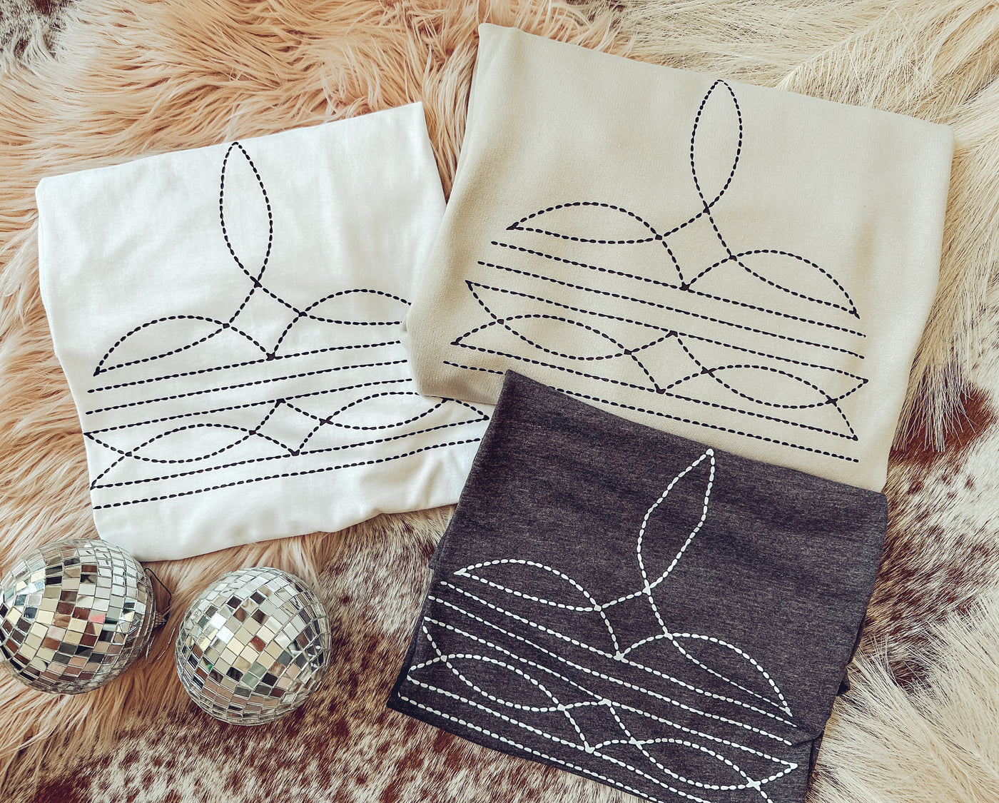 Boot Stitch - Graphic Top-110 GRAPHIC TEE-Adelyn Elaine's-Adelyn Elaine's Boutique, Women's Clothing Boutique in Gilmer, TX