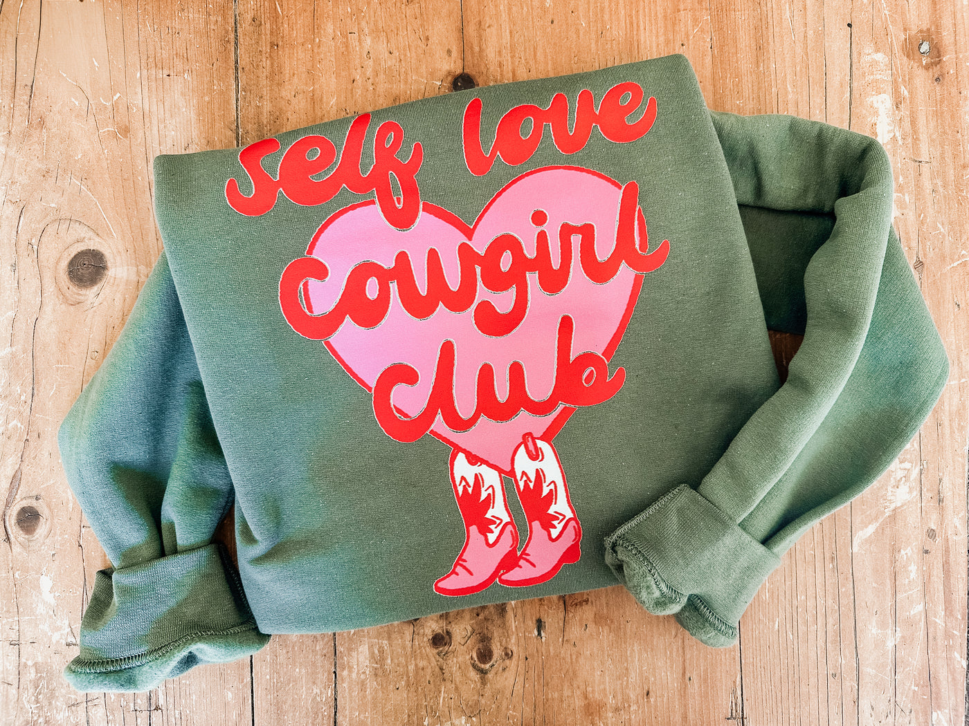 Self Love Cowgirl Club - Graphic Top-110 GRAPHIC TEE-Adelyn Elaine's-Adelyn Elaine's Boutique, Women's Clothing Boutique in Gilmer, TX