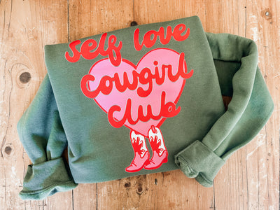 Self Love Cowgirl Club - Graphic Top-110 GRAPHIC TEE-Adelyn Elaine's-Adelyn Elaine's Boutique, Women's Clothing Boutique in Gilmer, TX