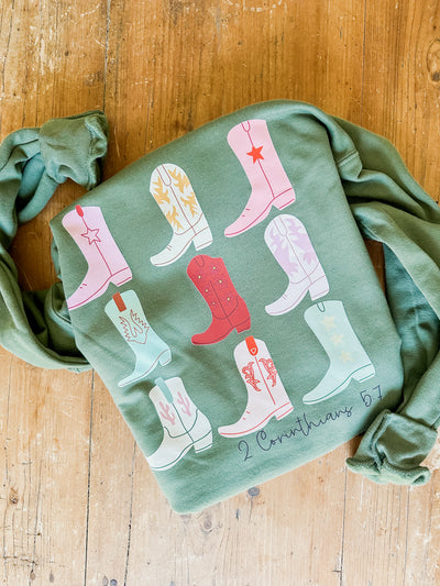 Walk By Faith - Graphic Top-110 GRAPHIC TEE-Adelyn Elaine's-Adelyn Elaine's Boutique, Women's Clothing Boutique in Gilmer, TX