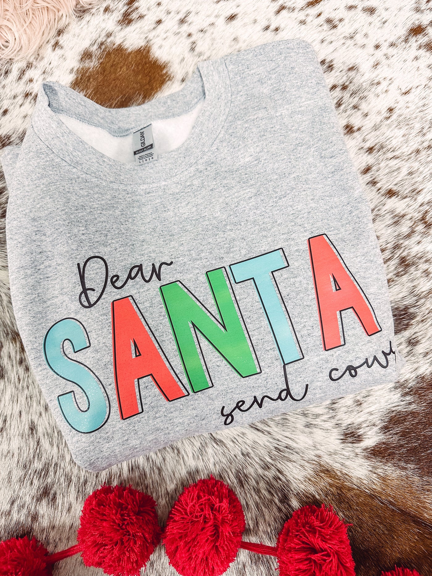 Dear Santa - Graphic Top-110 GRAPHIC TEE-Adelyn Elaine's-Adelyn Elaine's Boutique, Women's Clothing Boutique in Gilmer, TX