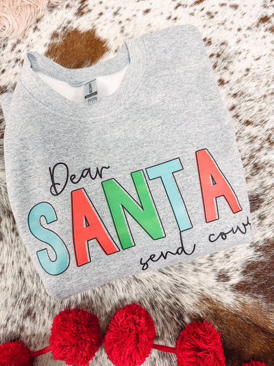 Dear Santa - Graphic Top-110 GRAPHIC TEE-Adelyn Elaine's-Adelyn Elaine's Boutique, Women's Clothing Boutique in Gilmer, TX