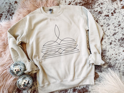 Boot Stitch - Graphic Top-110 GRAPHIC TEE-Adelyn Elaine's-Adelyn Elaine's Boutique, Women's Clothing Boutique in Gilmer, TX