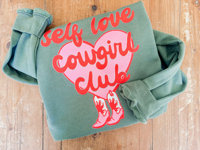 Self Love Cowgirl Club - Graphic Top-110 GRAPHIC TEE-Adelyn Elaine's-Adelyn Elaine's Boutique, Women's Clothing Boutique in Gilmer, TX