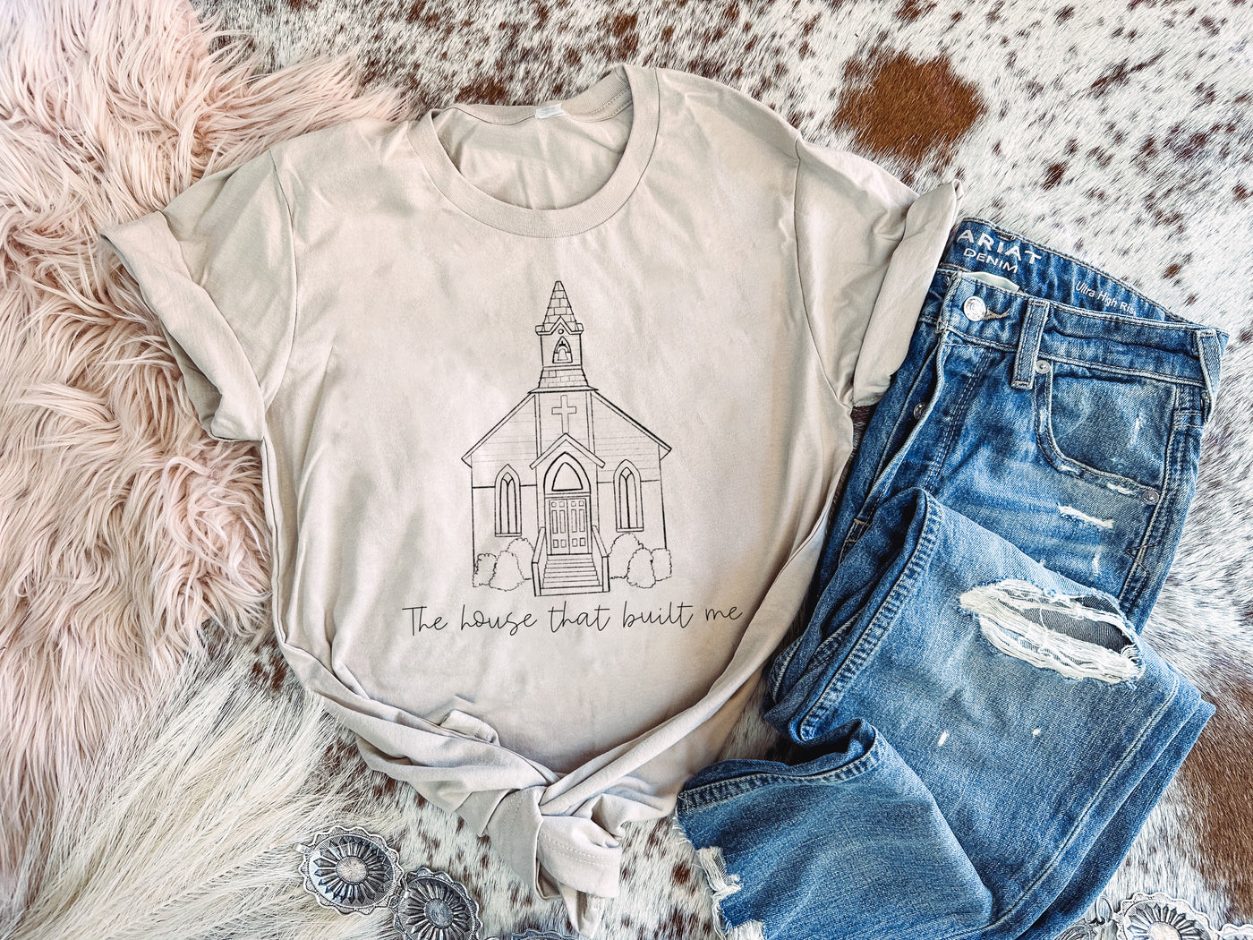 House Built - Graphic Top-110 GRAPHIC TEE-Adelyn Elaine's-Adelyn Elaine's Boutique, Women's Clothing Boutique in Gilmer, TX