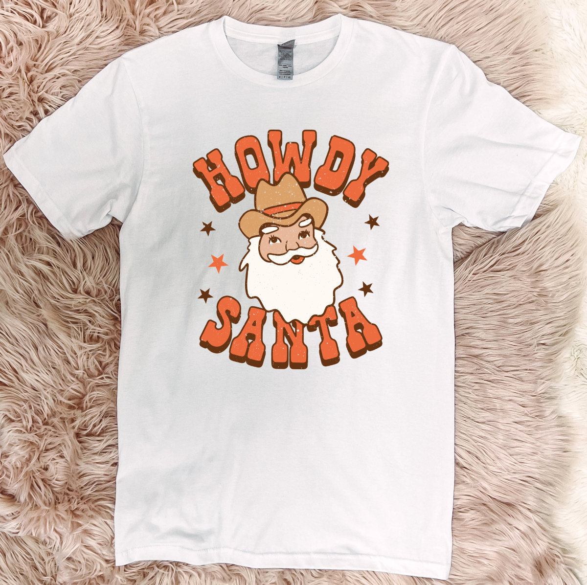 Howdy Santa - Graphic Top-110 GRAPHIC TEE-Adelyn Elaine's-Adelyn Elaine's Boutique, Women's Clothing Boutique in Gilmer, TX