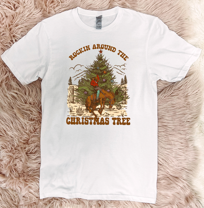 Rockin' Around - Graphic Top-110 GRAPHIC TEE-Adelyn Elaine's-Adelyn Elaine's Boutique, Women's Clothing Boutique in Gilmer, TX