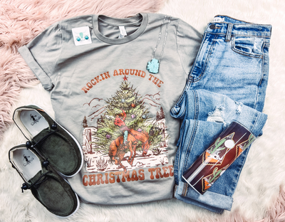 Rockin' Around - Graphic Top-110 GRAPHIC TEE-Adelyn Elaine's-Adelyn Elaine's Boutique, Women's Clothing Boutique in Gilmer, TX