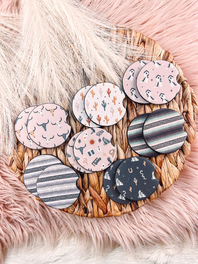 Wild West - Rubber Car Coaster-401 CAR ACCESSORIES-Adelyn Elaine's-Adelyn Elaine's Boutique, Women's Clothing Boutique in Gilmer, TX