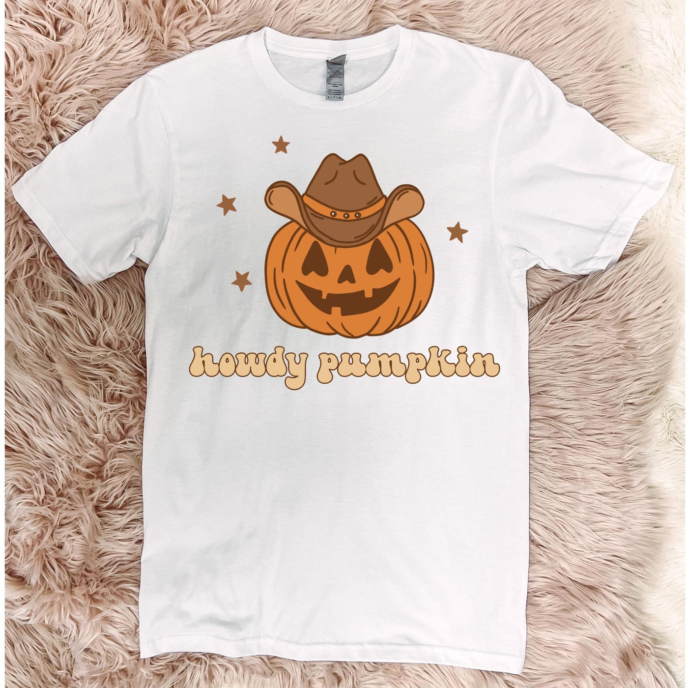 Howdy Pumpkin - Graphic Top-110 GRAPHIC TEE-Adelyn Elaine's-Adelyn Elaine's Boutique, Women's Clothing Boutique in Gilmer, TX