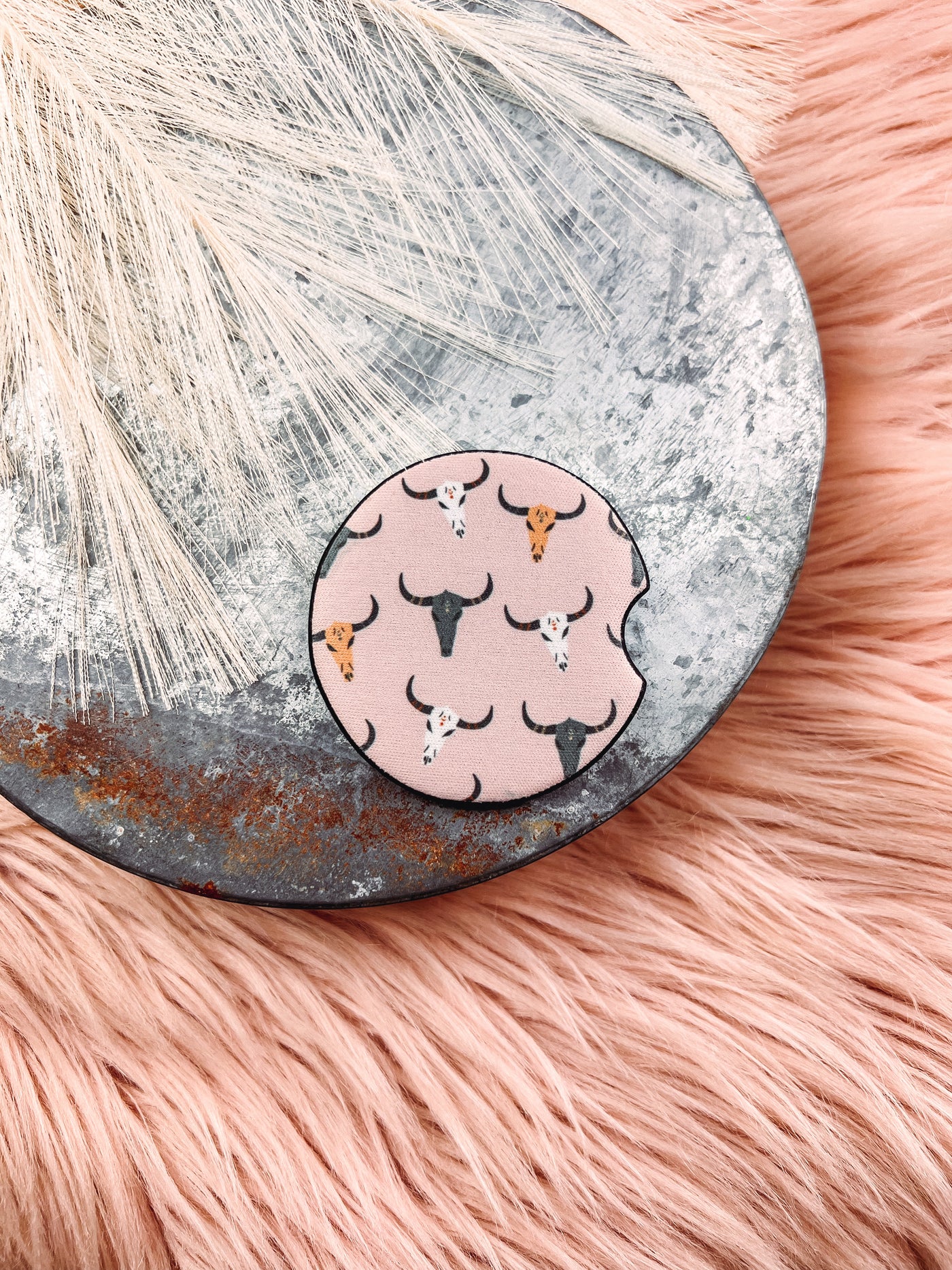 Wild West - Rubber Car Coaster-401 CAR ACCESSORIES-Adelyn Elaine's-Adelyn Elaine's Boutique, Women's Clothing Boutique in Gilmer, TX