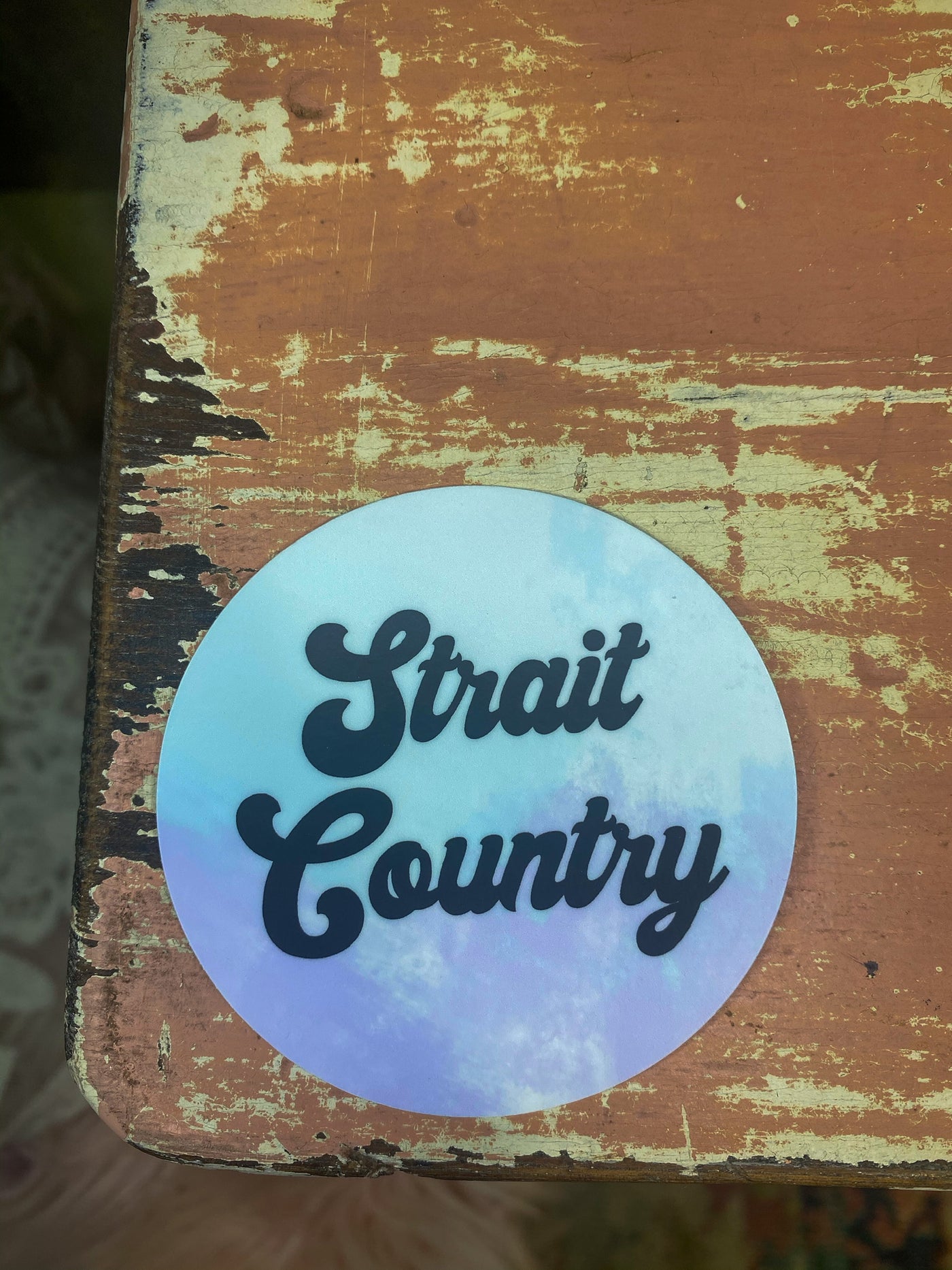 Strait Country - Sticker-402 MISC GIFTS-Adelyn Elaine's-Adelyn Elaine's Boutique, Women's Clothing Boutique in Gilmer, TX