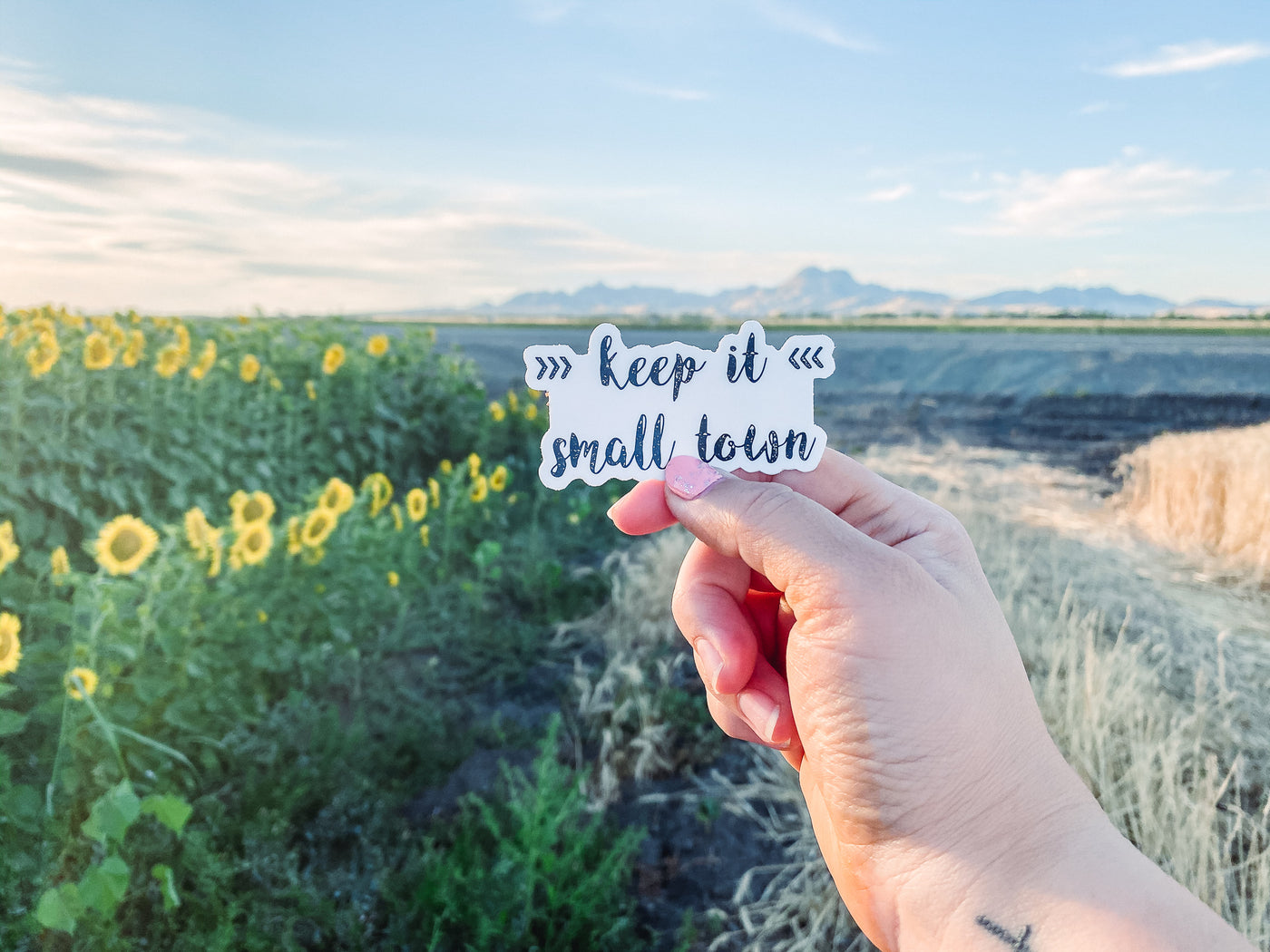 Keep It Small Town - Sticker-402 MISC GIFTS-Adelyn Elaine's-Adelyn Elaine's Boutique, Women's Clothing Boutique in Gilmer, TX