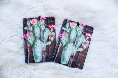 Ramblin' Cactus Wood - Car Charm-401 CAR ACCESSORIES-Adelyn Elaine's-Adelyn Elaine's Boutique, Women's Clothing Boutique in Gilmer, TX