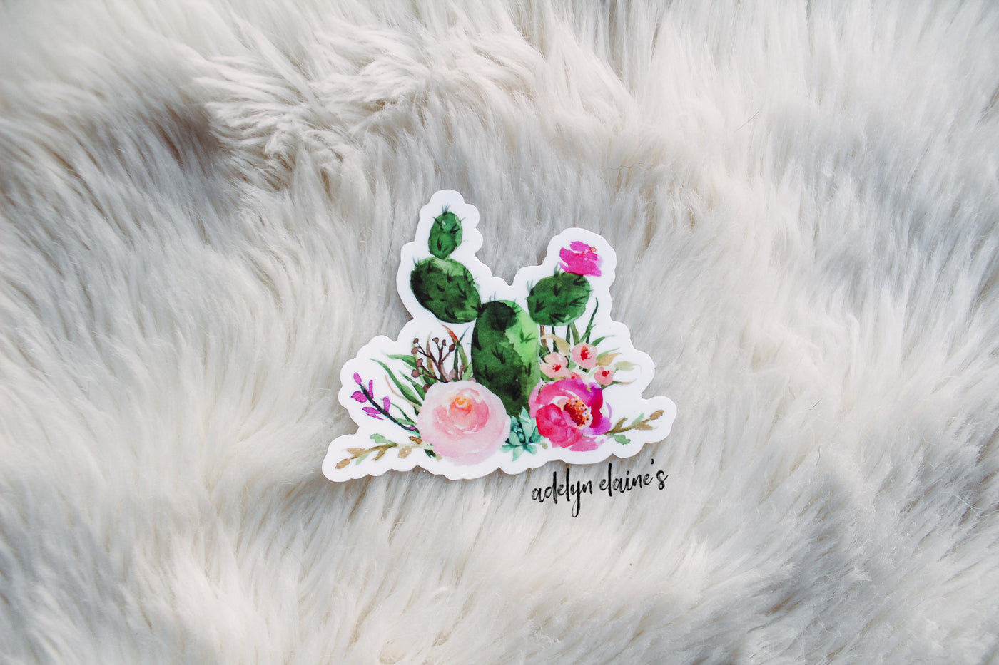 Cactus Bouquet - Sticker-402 MISC GIFTS-Adelyn Elaine's-Adelyn Elaine's Boutique, Women's Clothing Boutique in Gilmer, TX