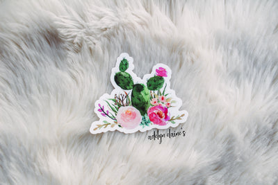 Cactus Bouquet - Sticker-402 MISC GIFTS-Adelyn Elaine's-Adelyn Elaine's Boutique, Women's Clothing Boutique in Gilmer, TX