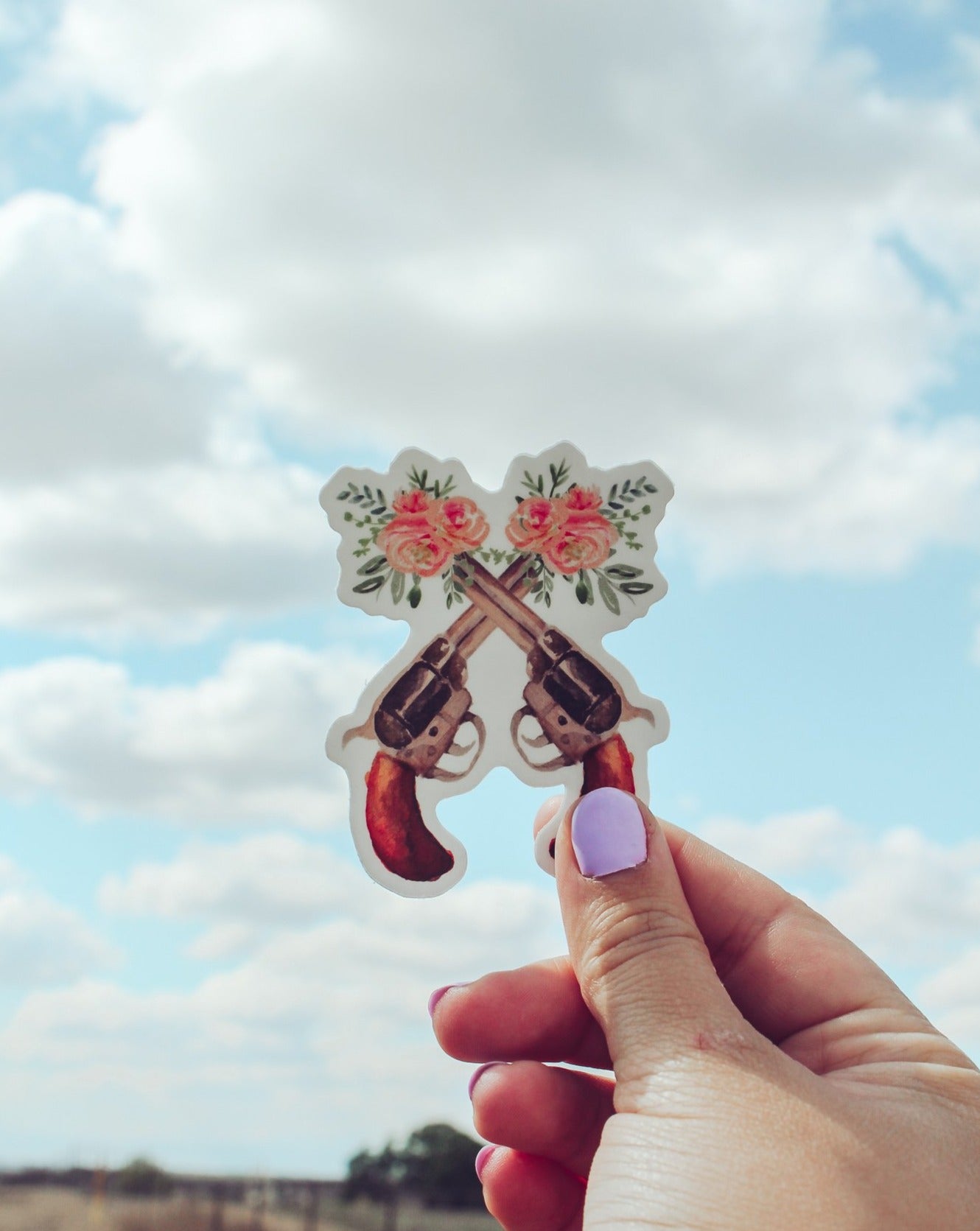 Pistola Bouquet - Sticker-402 MISC GIFTS-Adelyn Elaine's-Adelyn Elaine's Boutique, Women's Clothing Boutique in Gilmer, TX