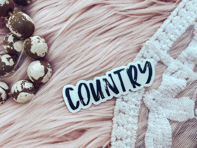 COUNTRY - Sticker-402 MISC GIFTS-Adelyn Elaine's-Adelyn Elaine's Boutique, Women's Clothing Boutique in Gilmer, TX