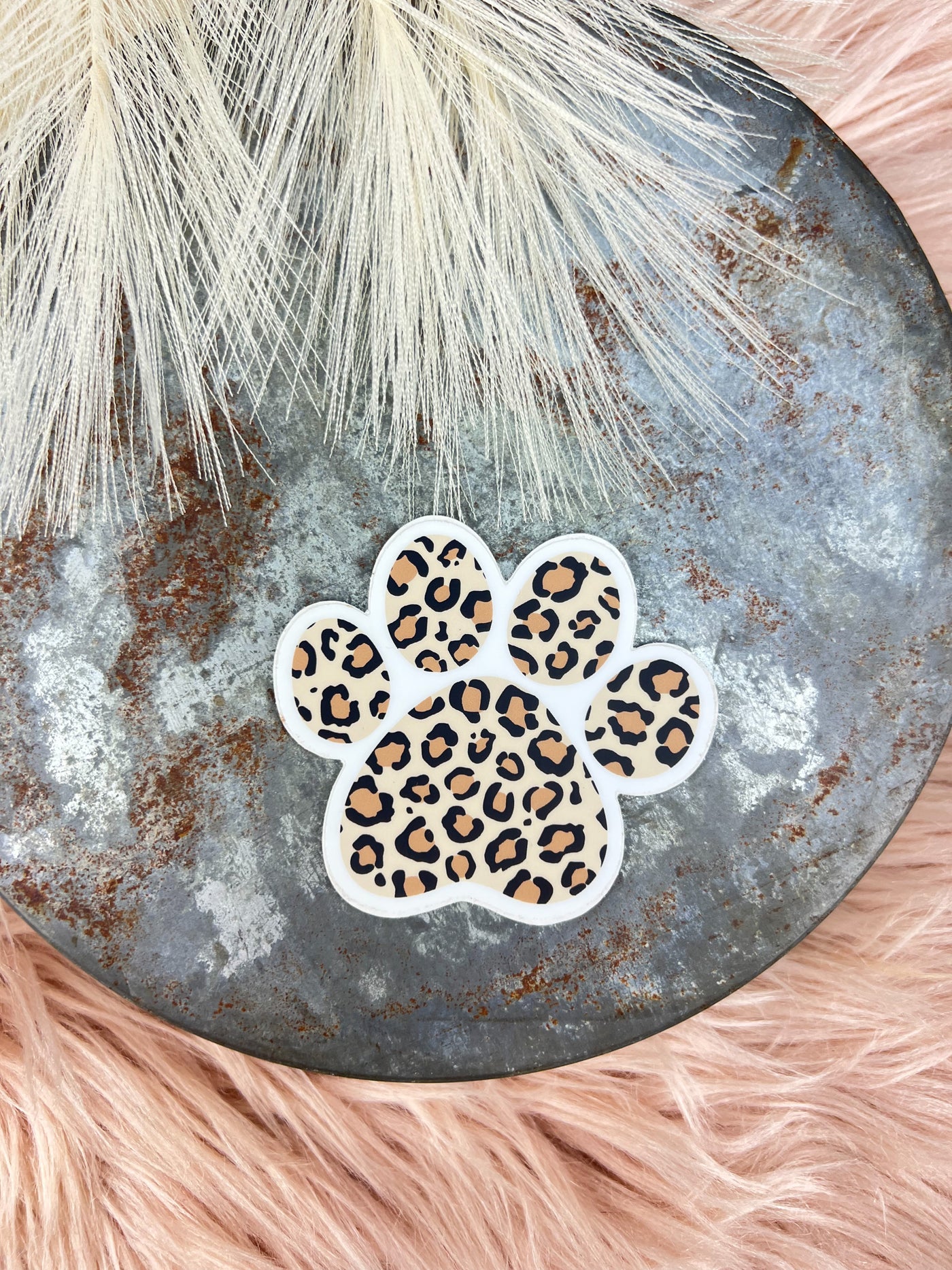Leopard Paw - Sticker-402 MISC GIFTS-Adelyn Elaine's-Adelyn Elaine's Boutique, Women's Clothing Boutique in Gilmer, TX