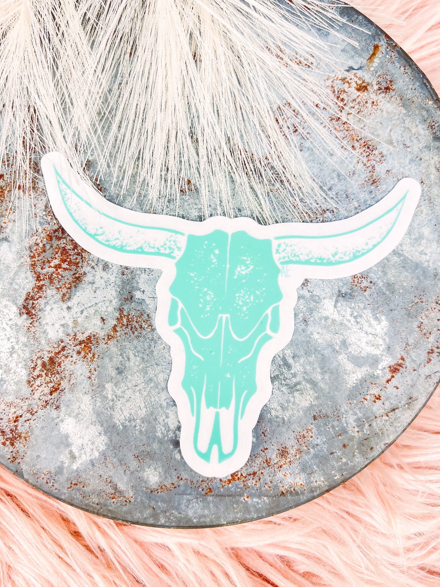 Large Mint Logo Skull - Clear Sticker-402 MISC GIFTS-Adelyn Elaine's-Adelyn Elaine's Boutique, Women's Clothing Boutique in Gilmer, TX