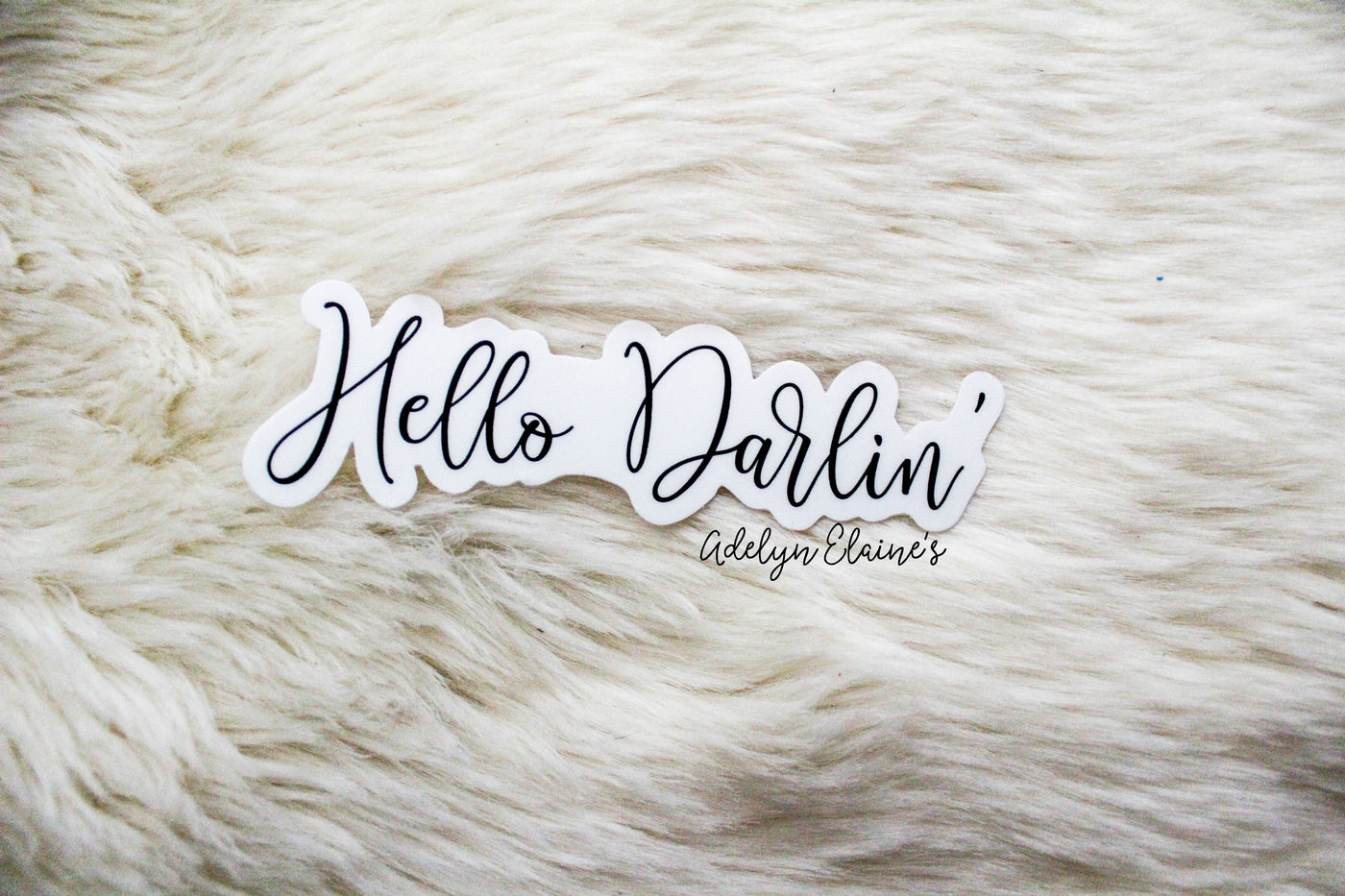 Hello Darlin' - Sticker-402 MISC GIFTS-Adelyn Elaine's-Adelyn Elaine's Boutique, Women's Clothing Boutique in Gilmer, TX