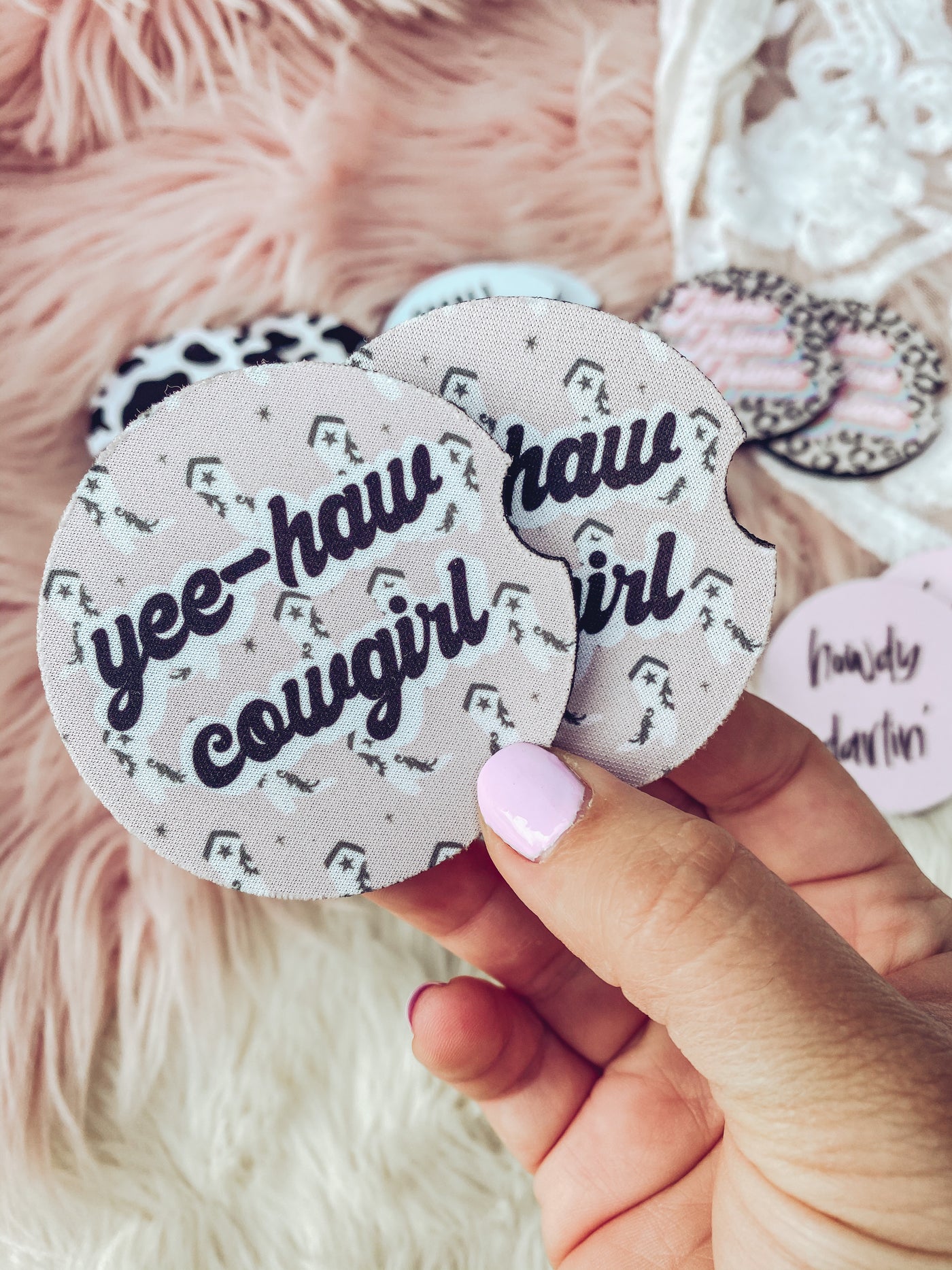 Rubber Car Coaster-401 CAR ACCESSORIES-Adelyn Elaine's-Adelyn Elaine's Boutique, Women's Clothing Boutique in Gilmer, TX