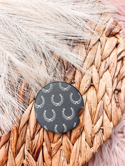 Terra Cotta Cowgirl - Rubber Car Coaster-401 CAR ACCESSORIES-Adelyn Elaine's-Adelyn Elaine's Boutique, Women's Clothing Boutique in Gilmer, TX