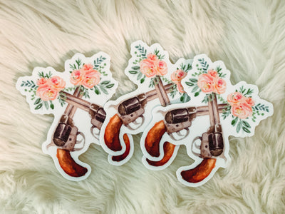 Pistola Bouquet - Sticker-402 MISC GIFTS-Adelyn Elaine's-Adelyn Elaine's Boutique, Women's Clothing Boutique in Gilmer, TX