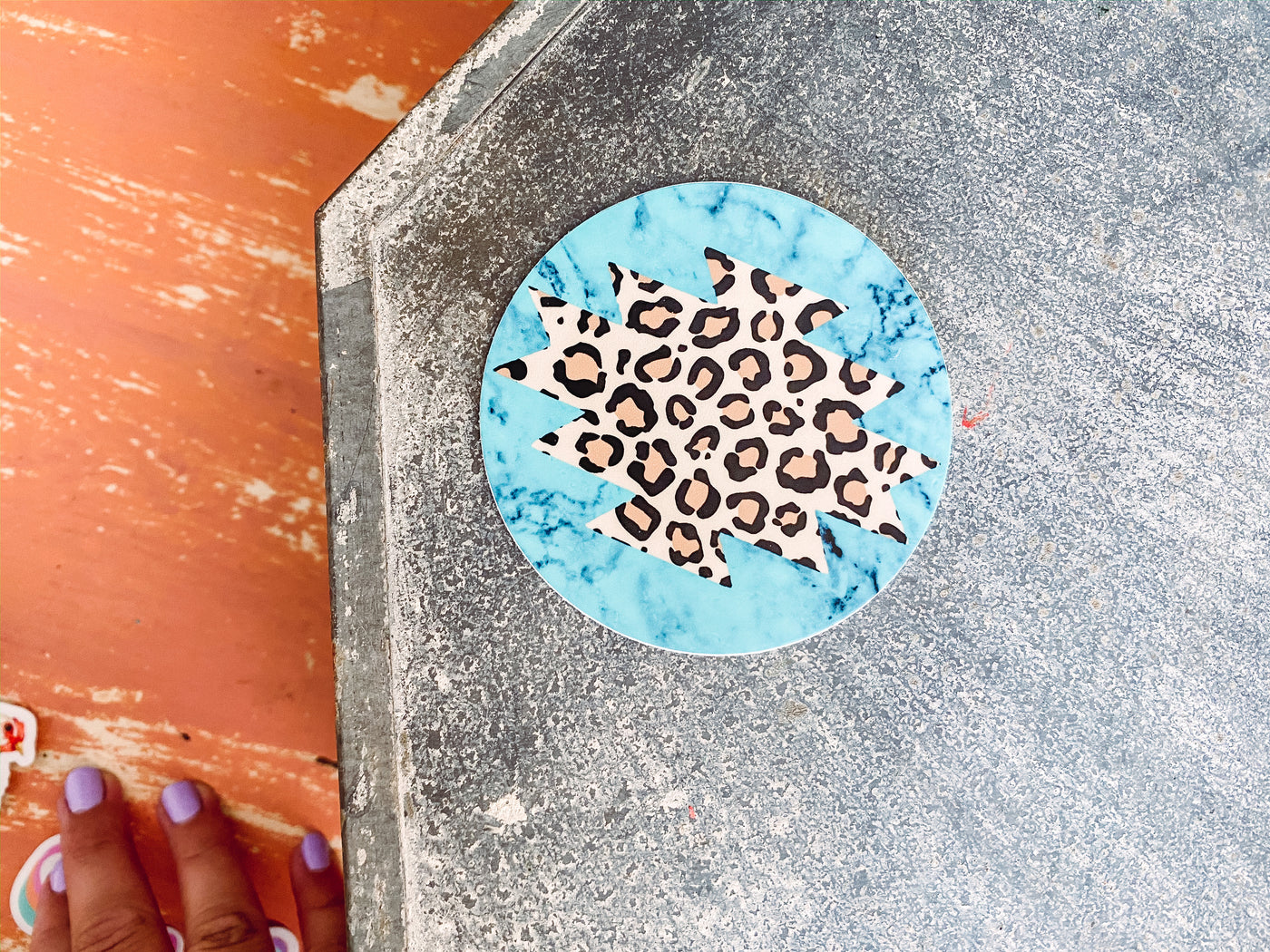 Tribal Leopard - Sticker-402 MISC GIFTS-Adelyn Elaine's-Adelyn Elaine's Boutique, Women's Clothing Boutique in Gilmer, TX