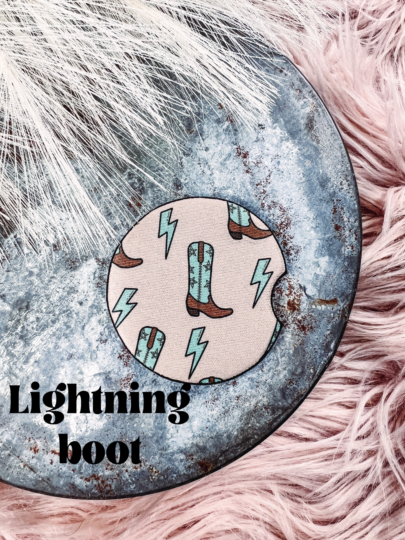 Cowgirl Collection - Rubber Car Coaster-401 CAR ACCESSORIES-Adelyn Elaine's-Adelyn Elaine's Boutique, Women's Clothing Boutique in Gilmer, TX