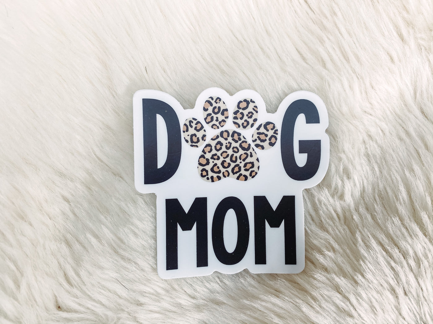 Dog Mom - Sticker-402 MISC GIFTS-Adelyn Elaine's-Adelyn Elaine's Boutique, Women's Clothing Boutique in Gilmer, TX