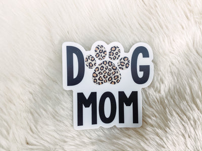 Dog Mom - Sticker-402 MISC GIFTS-Adelyn Elaine's-Adelyn Elaine's Boutique, Women's Clothing Boutique in Gilmer, TX