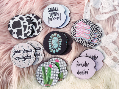 Rubber Car Coaster-401 CAR ACCESSORIES-Adelyn Elaine's-Adelyn Elaine's Boutique, Women's Clothing Boutique in Gilmer, TX