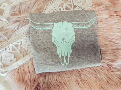 Mint Logo - Graphic Top-112 SWEATERS & CARDIGANS-Adelyn Elaine's-Adelyn Elaine's Boutique, Women's Clothing Boutique in Gilmer, TX