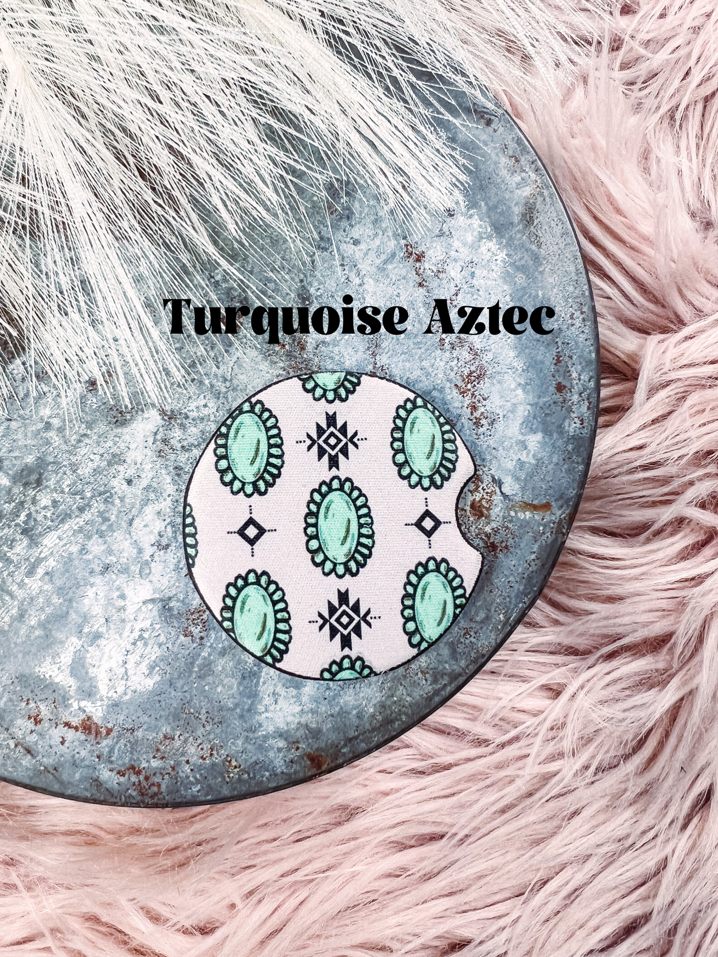 Cowgirl Collection - Rubber Car Coaster-401 CAR ACCESSORIES-Adelyn Elaine's-Adelyn Elaine's Boutique, Women's Clothing Boutique in Gilmer, TX