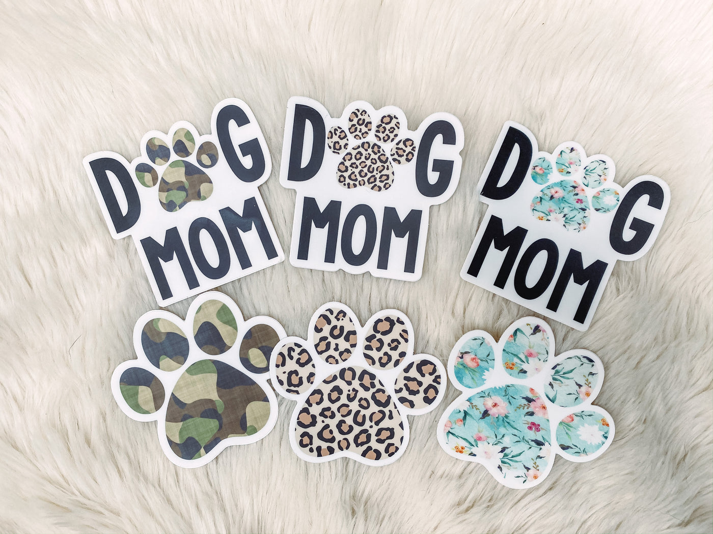 Dog Mom - Sticker-402 MISC GIFTS-Adelyn Elaine's-Adelyn Elaine's Boutique, Women's Clothing Boutique in Gilmer, TX
