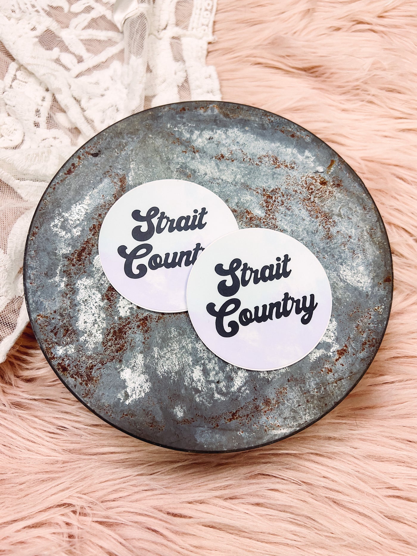 Strait Country - Sticker-402 MISC GIFTS-Adelyn Elaine's-Adelyn Elaine's Boutique, Women's Clothing Boutique in Gilmer, TX