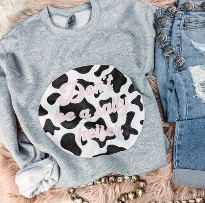 Don’t Be A Salty Heifer - Graphic Top-110 GRAPHIC TEE-Adelyn Elaine's-Adelyn Elaine's Boutique, Women's Clothing Boutique in Gilmer, TX