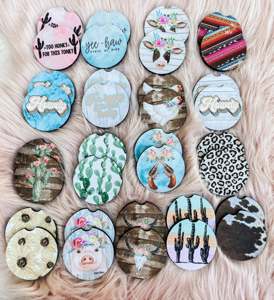 Rubber Car Coaster-401 CAR ACCESSORIES-Adelyn Elaine's-Adelyn Elaine's Boutique, Women's Clothing Boutique in Gilmer, TX