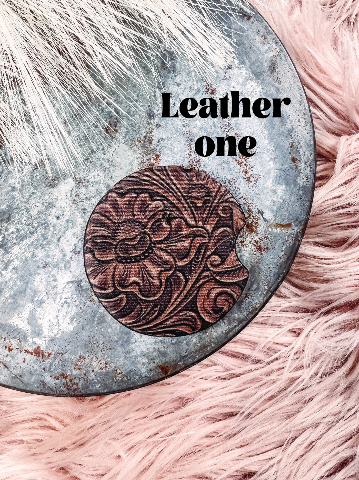 Cowgirl Collection - Rubber Car Coaster-401 CAR ACCESSORIES-Adelyn Elaine's-Adelyn Elaine's Boutique, Women's Clothing Boutique in Gilmer, TX